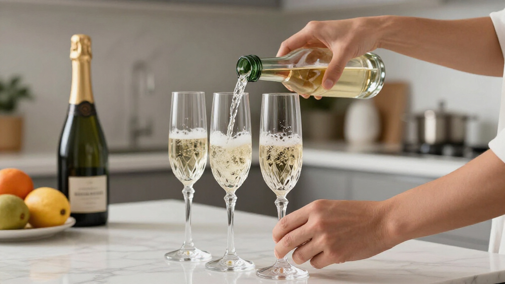 best premium champagne flute set crystal