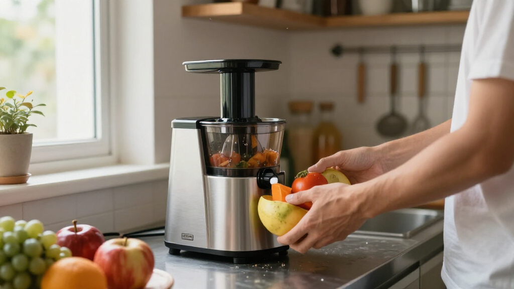 juicer wide feed chute
