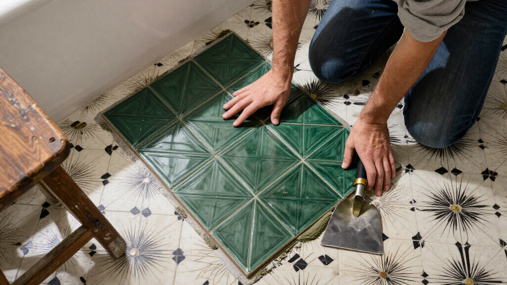 best Art Deco bathroom tiles