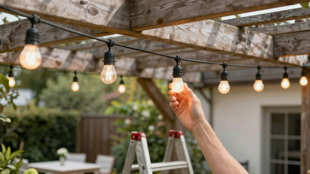 outdoor string lights for patio