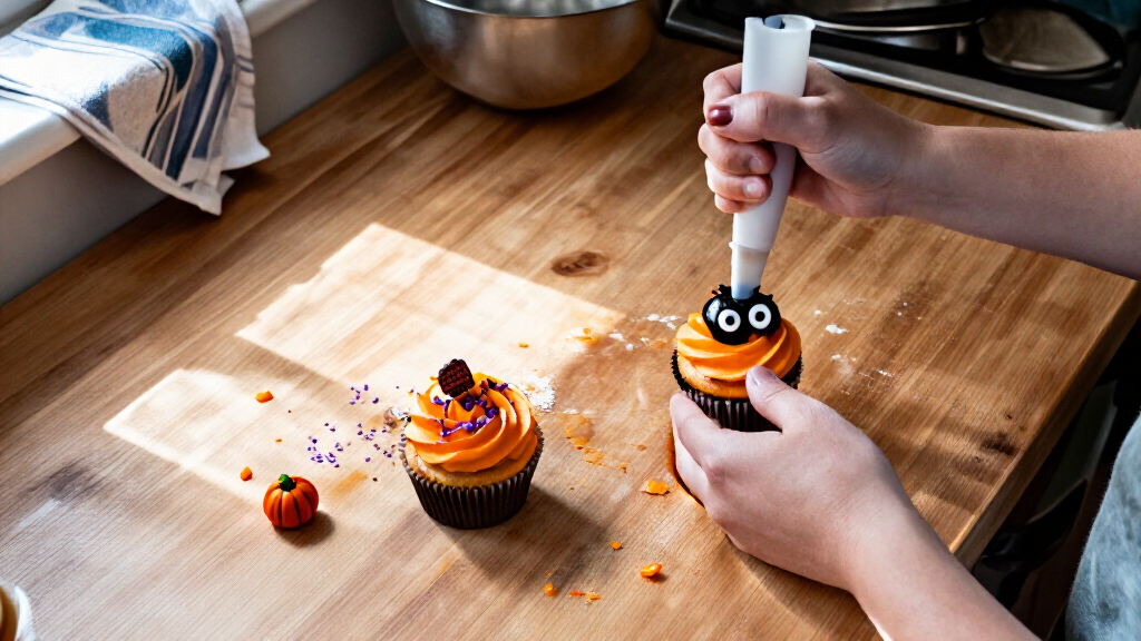 Halloween cupcake decorating supplies