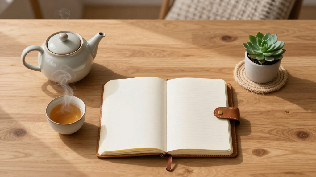 tea mindfulness journal