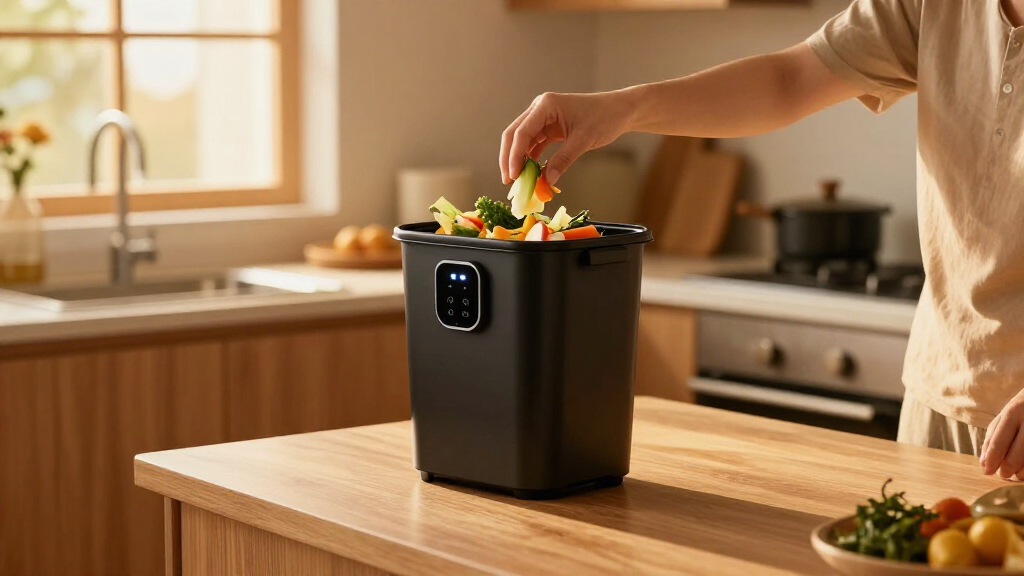 electric compost bin for kitchen