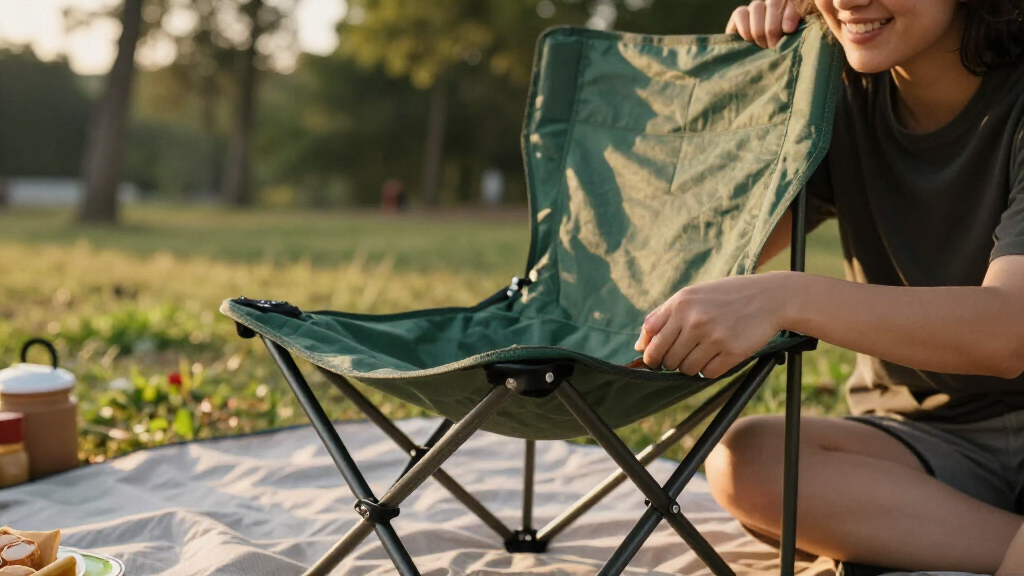 folding camp chair heavy duty