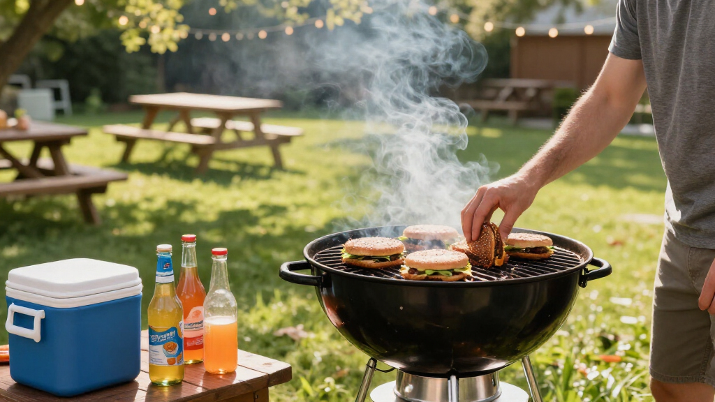 tailgating coolers and grills