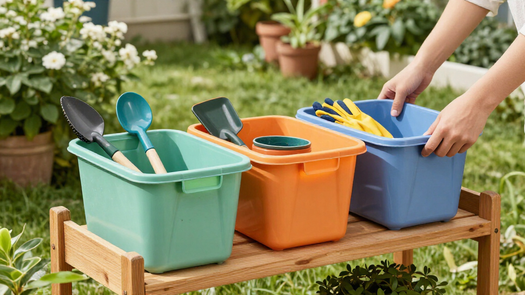 13 Best Garden Organization Bins for Tidy Outdoor Spaces in 2026