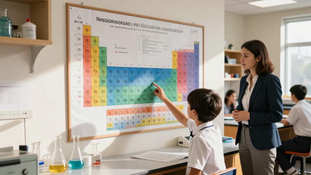 periodic table wall charts