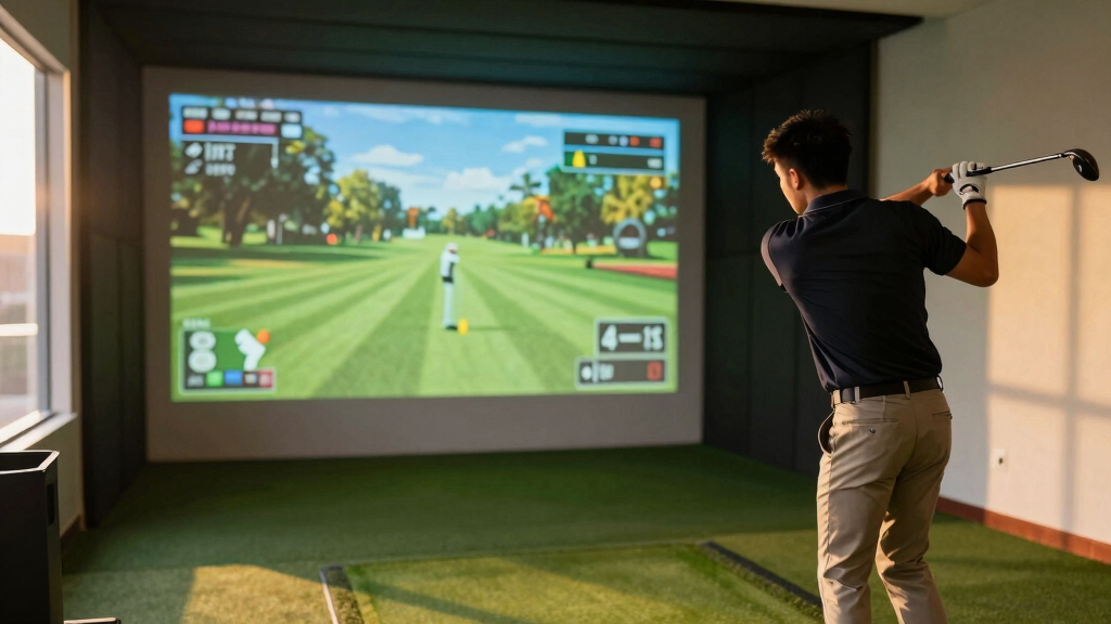 best golf simulator monitor for fans