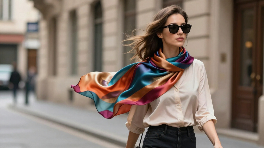 luxury silk scarves