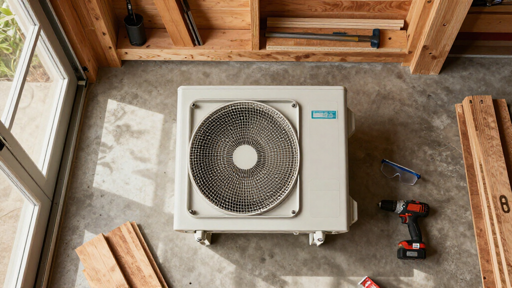 mini split for garage workshop