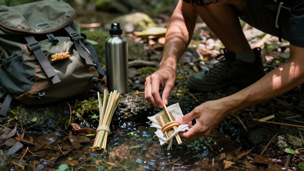 strawbased portable water filter