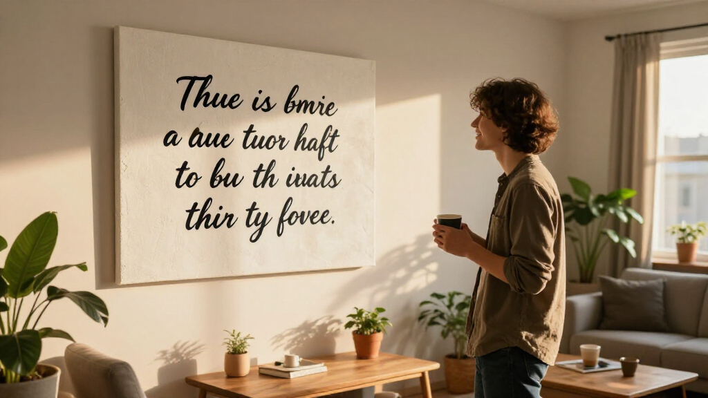motivational quote wall art