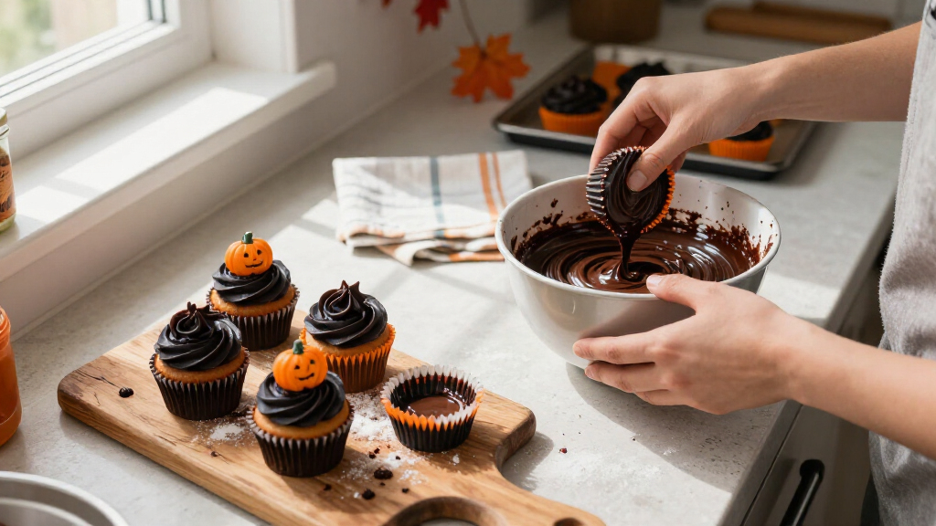 Halloween cupcake liners