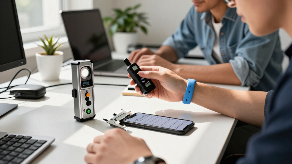 Technik-Gadgets und Messgeräte