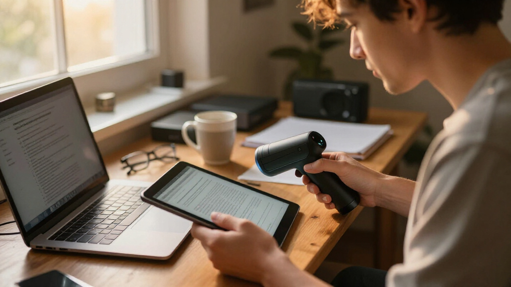scanner for research articles and books