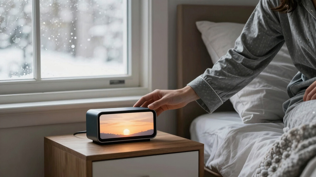 best sunrise alarm clock for winter mornings