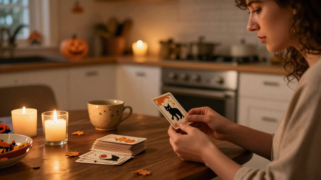 Halloween oracle card decks
