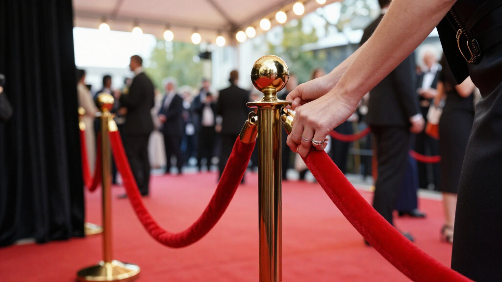 red carpet velvet rope set