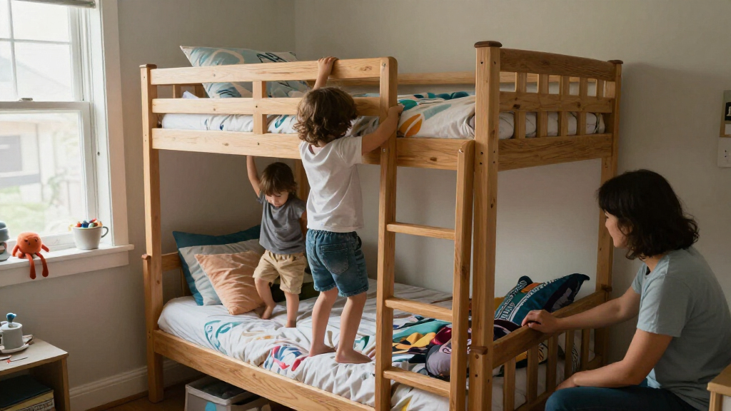best bunk beds for sibling room sharing after divorce