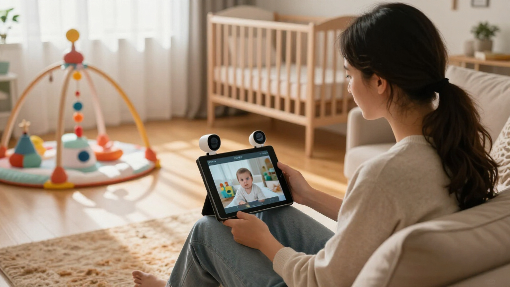 baby monitor with two cameras