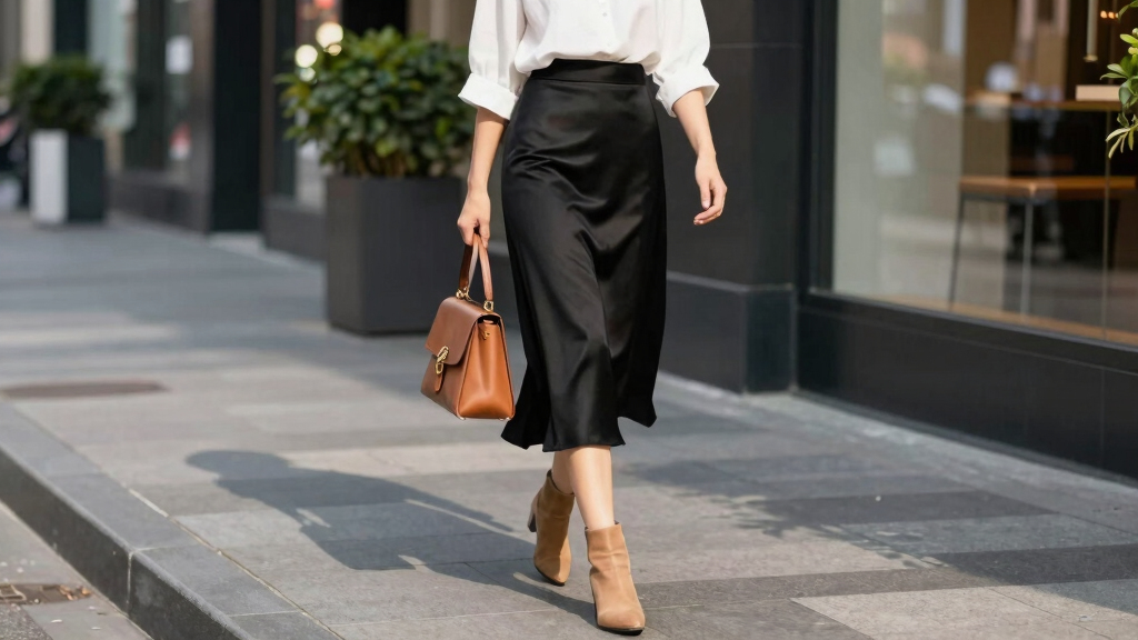 best black midi skirts