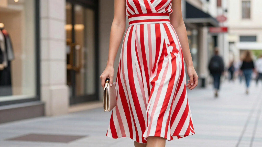 best striped party dresses