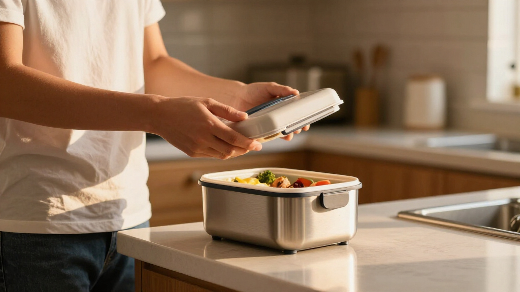 compact electric lunch box for students