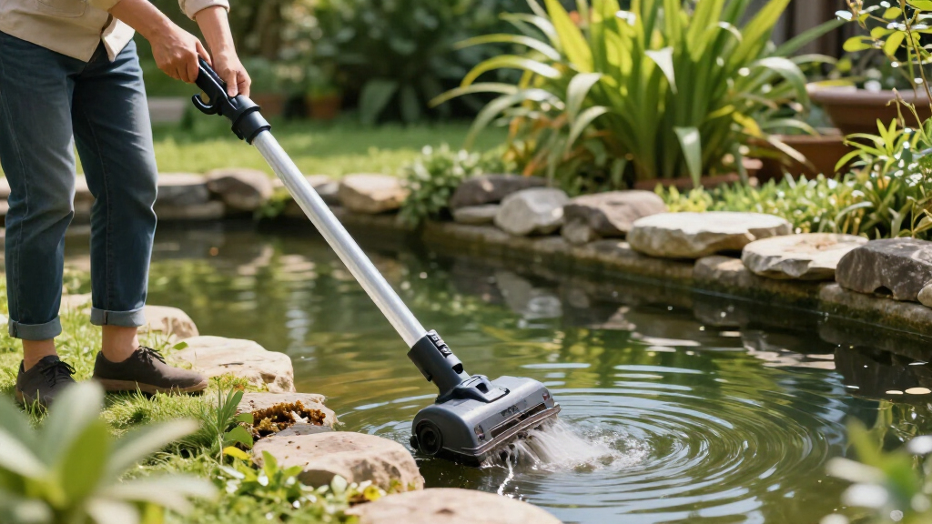 pond vacuum cleaner for debris