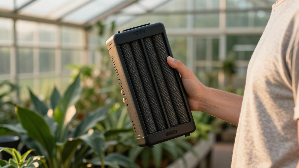 air purifier with heavy carbon filter