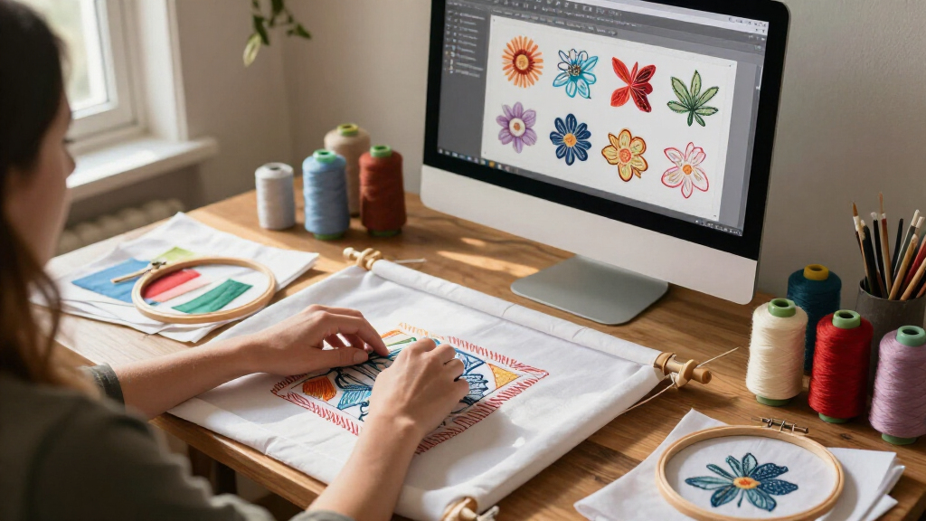 best monitor for embroidery design work