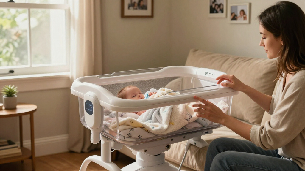 auto rocking bassinets with cry detection