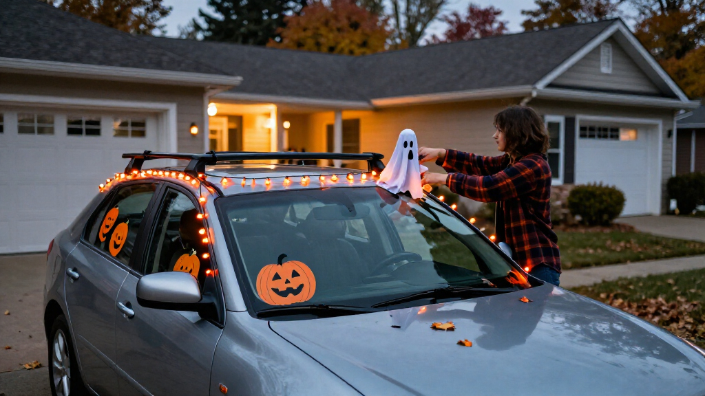 Halloween car decorations