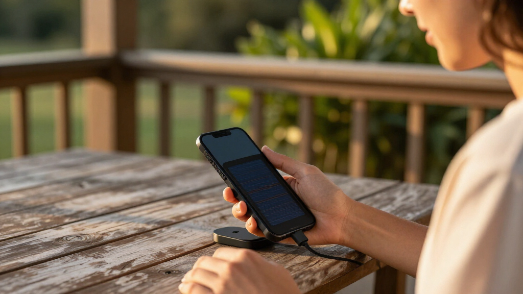solar-powered portable phone chargers