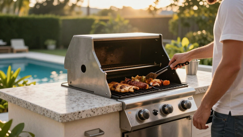 best built in grill island