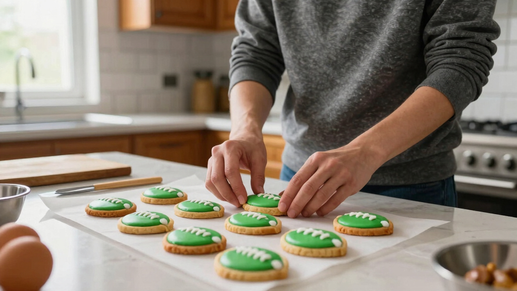 football-themed party snacks