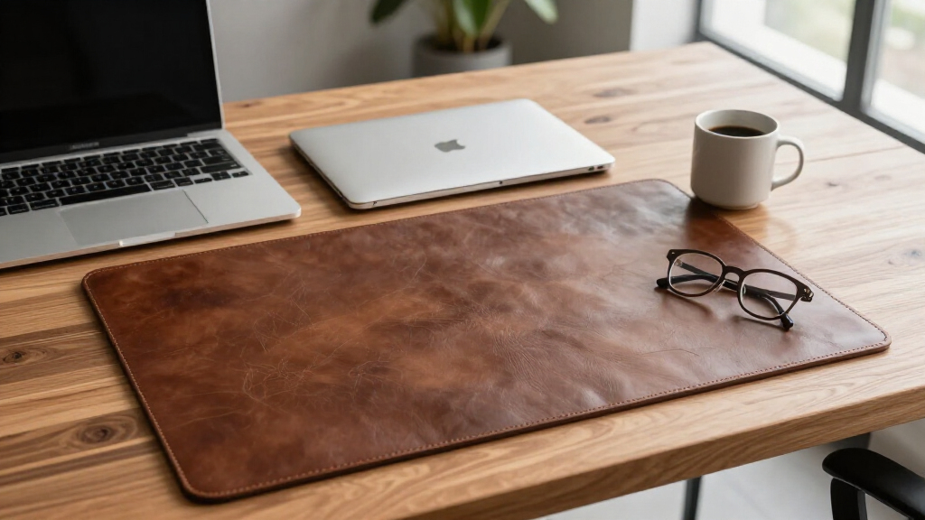 best leather desk pad for executive desk