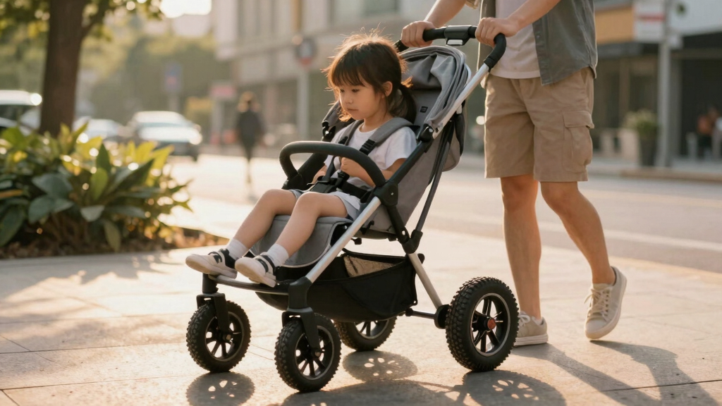 stroller with puncture proof tires