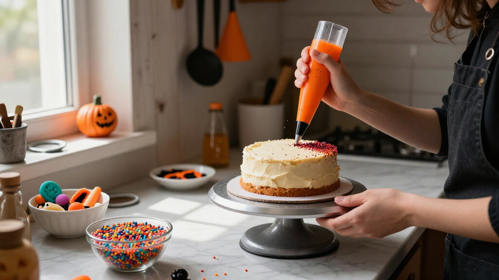 Halloween cake decorating supplies