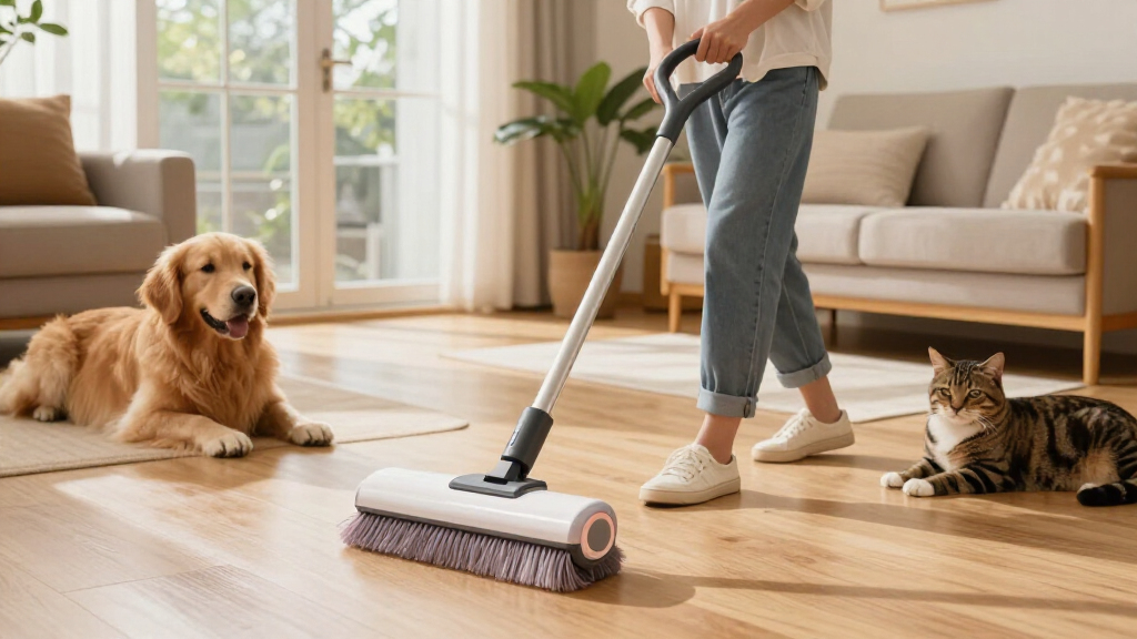 best floor scrubber machine for pet-friendly homes