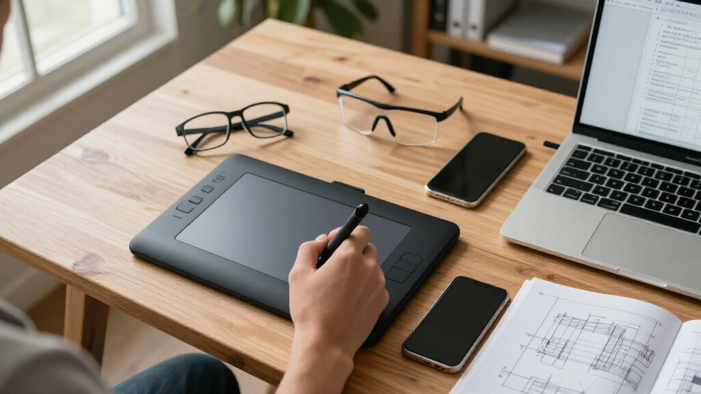 professional professional graphics tablet with stylus for engineering students