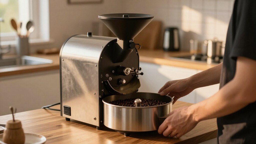 best countertop coffee roaster with automatic cooling