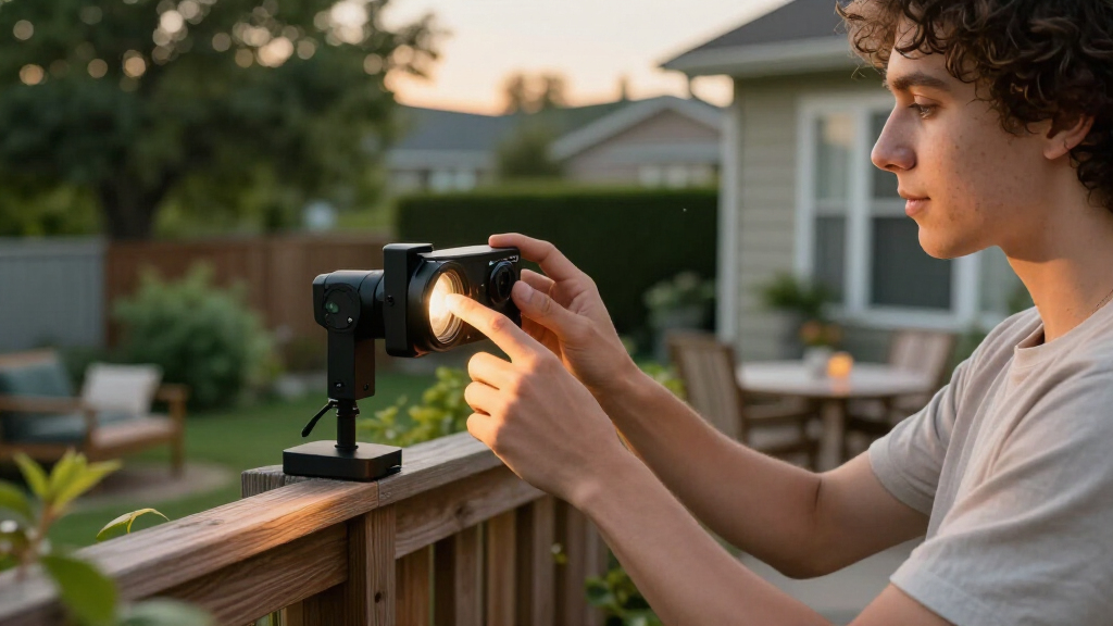 smart outdoor cameras with spotlight