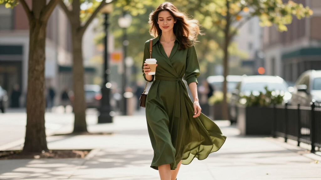 best moss green Saint Laurent dresses