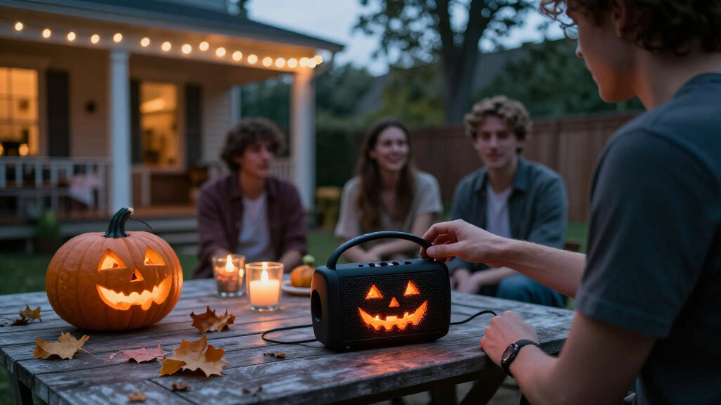 Halloween Bluetooth speakers