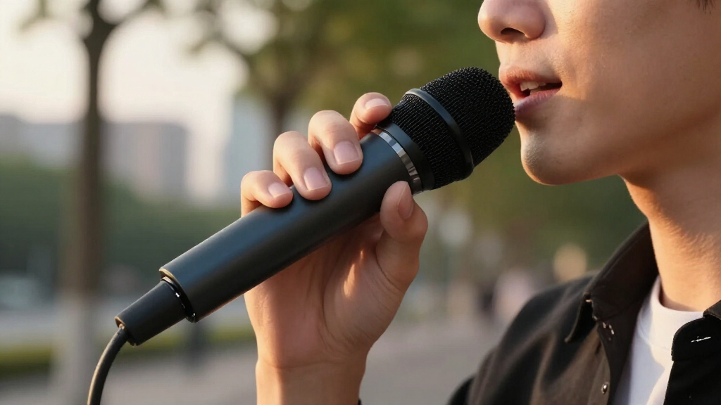 portable wireless microphone