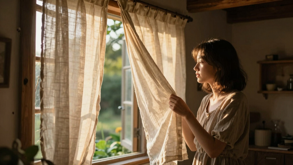 best no-install cottagecore curtains