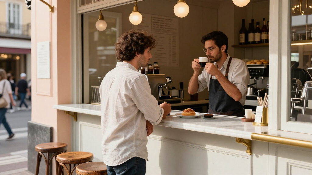 Why Standing at the Bar Can Make Breakfast Feel Local