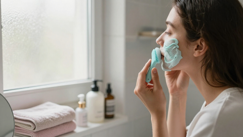 facial cleansing brushes silicone