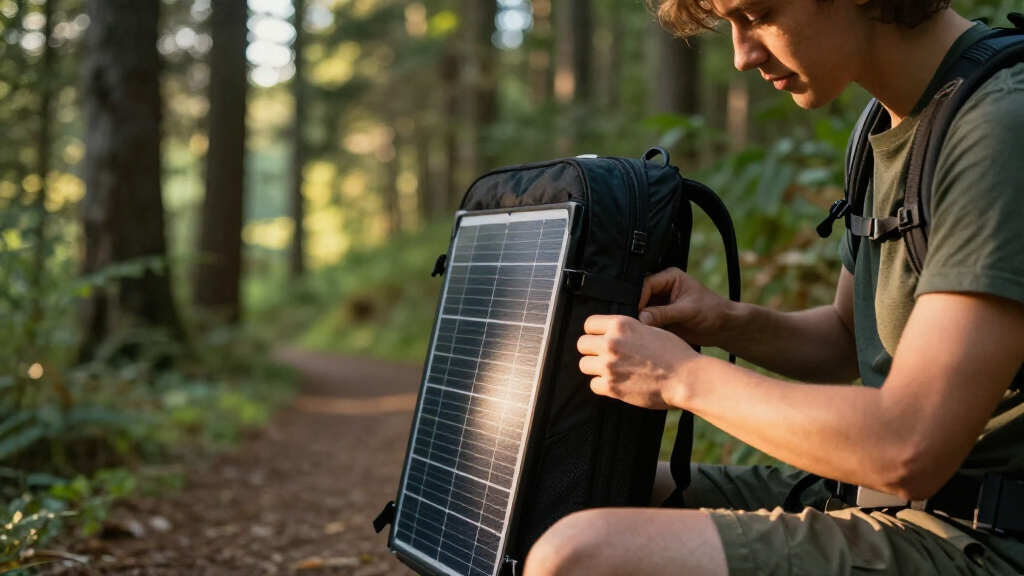 solar backpack charger for camping