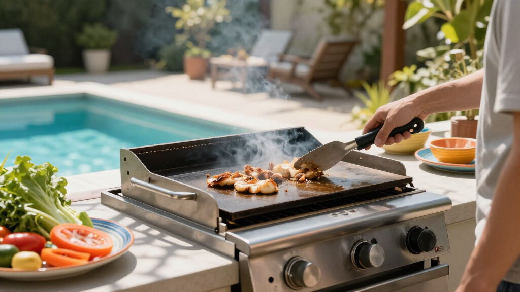 best flat top griddle for outdoor kitchen